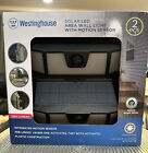 Westinghouse 980378042 Solar LED Area Wall Light W/Motion Sensor (2 Pack)