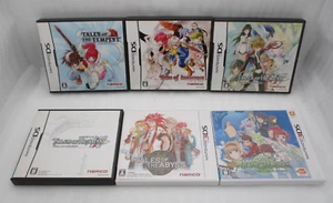Nintendo DS Tales of Tempest Hearts Innocence & 3DS Reve Unitia Abyss 6pcs Japan - Picture 1 of 16