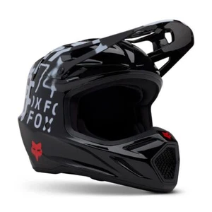 Fox V3 Seventy4 Helmet - Black - Picture 1 of 6