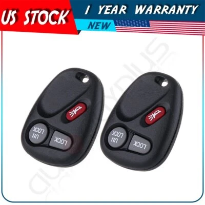 2 chaveiro de carro remoto para Chevrolet Silverado 1500 1999 2000 2001 3 botões - Imagem 1 de 4