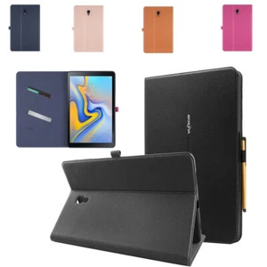Für Samsung Galaxy Tab A 10.5 Tablet SM-T590/T595 Slim Fit Premium Leder Hülle - Bild 1 von 36