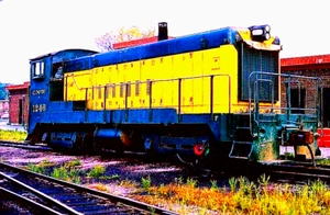 ORIGINAL KODACHROME SLIDE CHICAGO & NORTHWESTERN VO660 #1246 SEPTEMBER 1970 - Picture 1 of 1