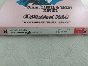 Laurel & Hardy Movies Wrong Again Blackhawk 8mm. Film Rare - Picture 1 of 2