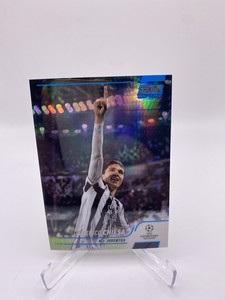 2021-22 Stadium Club Chrome UEFA Federico Chiesa Blue Prism Refractor #74 