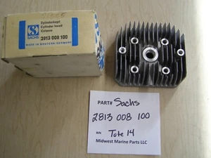 SACHS VINTAGE PART 2813 008 100 CYLINDER HEAD NOS T14 - Picture 1 of 4