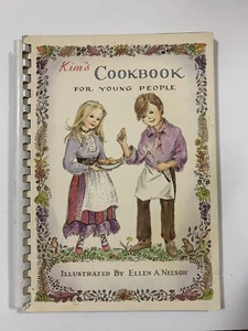 Kim’s Cookbook For Young People Spiral Spine Softcover 1971 Red Farm Studio VTG - Picture 1 of 17