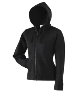 Felpa con cerniera ZIP con cappuccio maglione Donna Ragazza taglia S M L XL - Foto 1 di 4