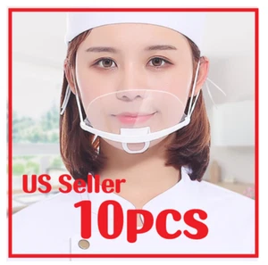 Transparent Clear Plastic Anti-fog Mouth Shield Great Restaurant,Hotel Wholesale - Picture 1 of 5