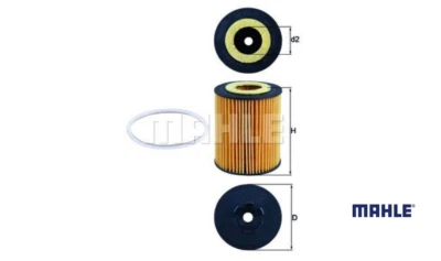 MAHLE OX 173/1 D Ölfilter für OPEL Agila Astra G / H Corsa Combo SUZUKI Wagon R Foto 1 de 2