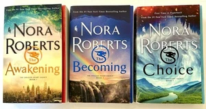 Dragon Heart Legacy Trilogy Set Nora Roberts (The Awakening/Becoming/Choice Pbs - Imagen 1 de 5