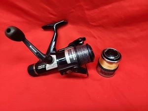 Team Daiwa Reel Td1355H Spinning League from Japan W/ 2 Graphite Spools Vintage - Picture 1 of 6
