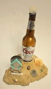 Vintage Coors Light Bar Decor Bottle On Beach Decor Bottle Opener By Party Brew - Picture 1 of 9