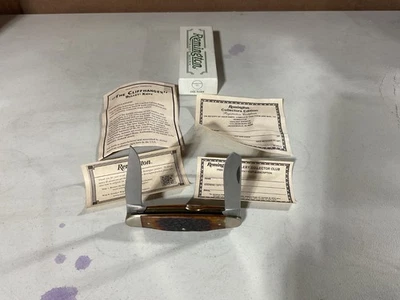 Cuchillo bala Remington EE. UU. R4466 2015 Stag Muskrat nuevo en la caja con papeleo Foto 1 de 4