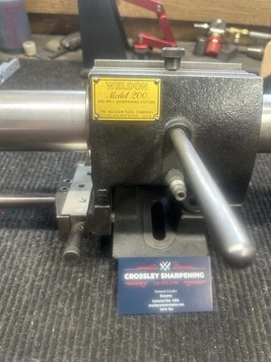 Accesorio de afilado de fresa de extremo de flujo de aire Weldon modelo 200 Foto 1 de 2