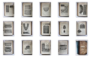 1852 Old Antique 19th Century Victorian Magazine Embroidery Needlework Fashion - Picture 1 of 19
