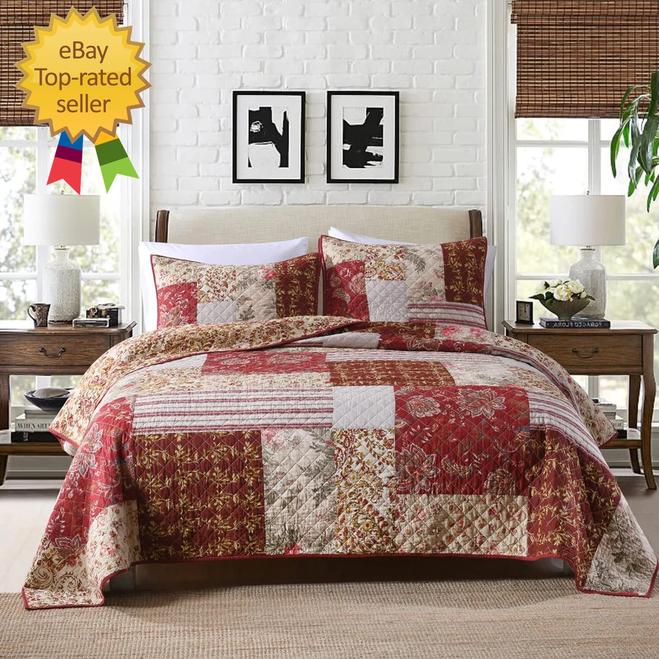 Colcha Queen Colcha Casa de Campo Casa de Campo De Colección Ditsy Floral Paisley Foto 1 de 1