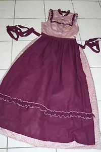 KL3142 @ Brautdirndl @ Hochzeitsdirndl @ Dirndl @ Brautkleid hochgeschlossen 36 - Bild 1 von 1