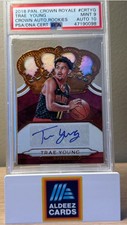 2018 Crown Royale Trae Young Rookie Auto /149 PSA 9 - 10 Auto Pop 3 Hawks Star