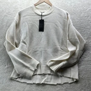 RtA Emma Kaschmirpullover im Used-Look in Elfenbein - Bild 1 von 5
