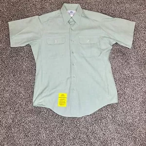 Men's DSCP Garrison Collection - Short Sleeve - Army Green - Size 15 1/2 - Picture 1 of 4
