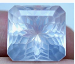 14.20 CT Rare Natural Multi Color Moonstone Clean Full Flower Cut Gemstone - Picture 1 of 12