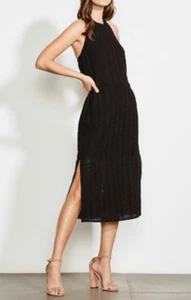 Ali & Jay Black Rose At Easter Eyelet Halter Midi dress - Picture 1 of 13