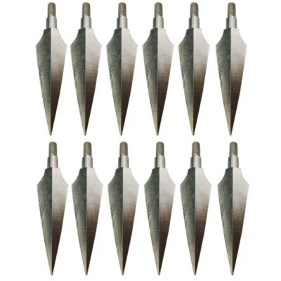 Punta de flecha de tiro con arco 150 granos punta ancha tradicional puntas de tornillo arco objetivo caza Foto 1 de 4