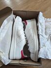 ADIDAS STAN SMITH WHITE TRAINERS SIZE UK4 LEATHER PINK CASUAL B32703New With Box