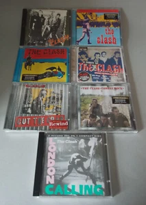 The Clash 7 CD Job Lot - London Calling - Combat Rock - The Clash - Cut The Crap - Picture 1 of 5