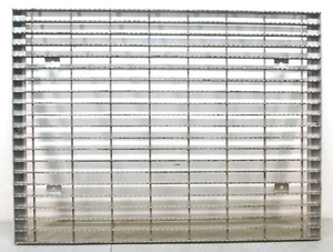 Bar Serrated Grating Decking : 32” W x 24” L x 1.25” H Aluminum 8821 - Picture 1 of 12