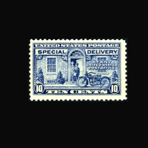 USA Special Delivery Stamp- Mint OG&H, VF S#E12a nice fresh ultramarine color... - Picture 1 of 1