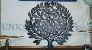 Tree Of Life Lovers Heart Wall Sculpture Signed - Picture 1 of 24