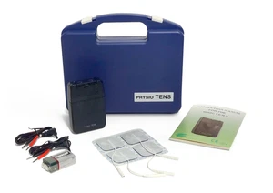 Physio Aid tens machine new unit Easy Use physio support complete kit 4 pads - Picture 1 of 4