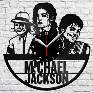 Michael Jackson Vinyl Clock Record Wall Clock Decor Fan Art Home 2898 - Picture 1 of 12