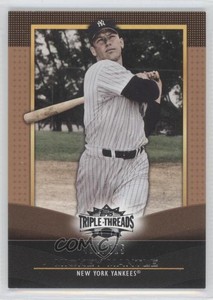 2011 Topps Triple Threads Sepia /625 Mickey Mantle #7 HOF