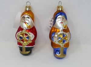 Unbranded Mariner Sea Captain Skipper Christmas Glass Ornament Czech Republic - Picture 1 of 8