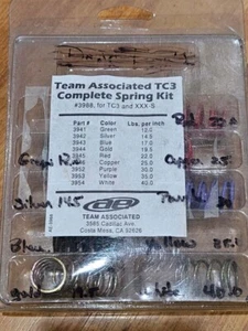 Kit de resorte Team Associated Factory Team Sedán #3988 TC3 XXX-S piezas de radiocontrol vintage - Imagen 1 de 2