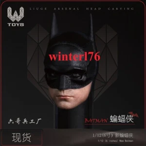 Spielzeug 1/12 männlicher Cartoon Robert Pattinson Maske Kopf Skulptur für 6" SHF Figur Spielzeug - Bild 1 von 5