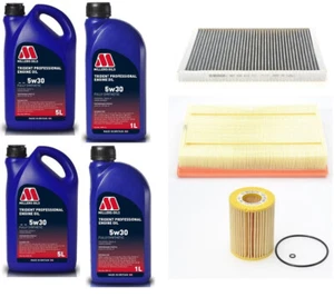 FOR MERCEDES SPRINTER VW CRAFTER SERVICE KIT 12L 5W30 OIL OIL AIR CABIN FILTERS - Picture 1 of 6