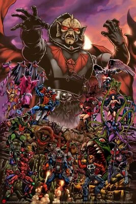 Póster Masters of the Universe Hordak and his Evil Horde 20x30 pulgadas Foto 1 de 2