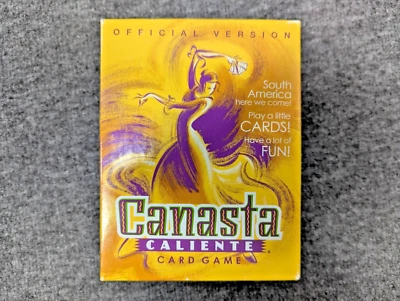 Canasta Caliente Official Version Card Game (2001) Parker Brothers, Open Box - Image 1 of 4