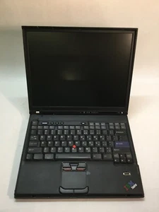 VINTAGE IBM Thinkpad T42 14" Laptop Intel Pentium M-NO BOOT/BAD DISPLAY- MZ - Picture 1 of 6