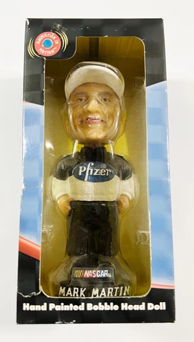 NASCAR 2001 MARK MARTIN Bobble Dobbles Bobblehead Racing Collectible Figure Cover