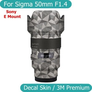 For Sigma 50mm ART F1.4 DG HSM Decal Skin Vinyl Wrap Film Lens Sticker / E Mount