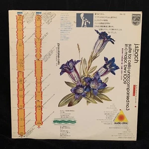 Janos Starker Cello - BACH Cello Suite #3 Philips Audio Clinic FH-13 ST LP JAPAN - Bild 1 von 4