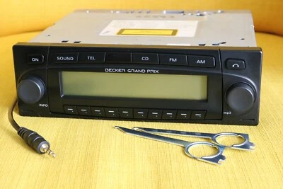 Becker Grand Prix CD BE 7995 | MP3 blau-rot Radio Bluetooth + AUX Volkswagen VW - Bild 1 von 4