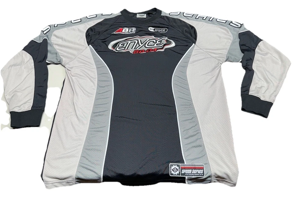 Camiseta deportiva de colección Enyce ABR Speed Series SP-04 para hombre talla XXL manga larga Y2K rara Foto 1 de 4