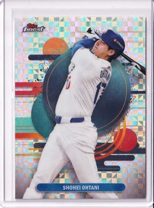 2025 Topps Finest Shohei Ohtani Uncommon Refractor X-Fractor #190 Dodgers - Bild 1 von 2