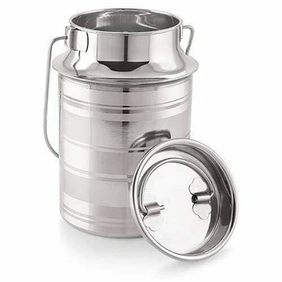 Stainless Steel Milk CAN -Milk Container BarnI Dolu  1 - 2 Litre - Free Ship - Image 1 of 4
