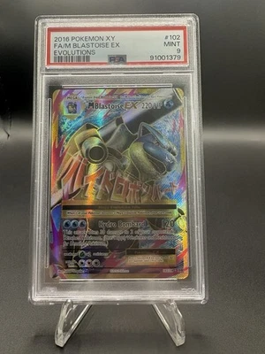 Pokemon M Blastoise EX Evolutions XY 102/108 PSA 9 Mint!! - Image 1 of 2